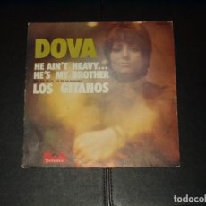Discos de vinilo: DOVA SINGLE LOS GITANOS. Lote 360124285