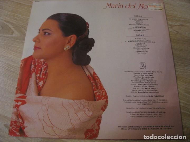 Discos de vinilo: DISCO DE VINILO. MARIA DEL MONTE. AL ALBA. - Foto 2