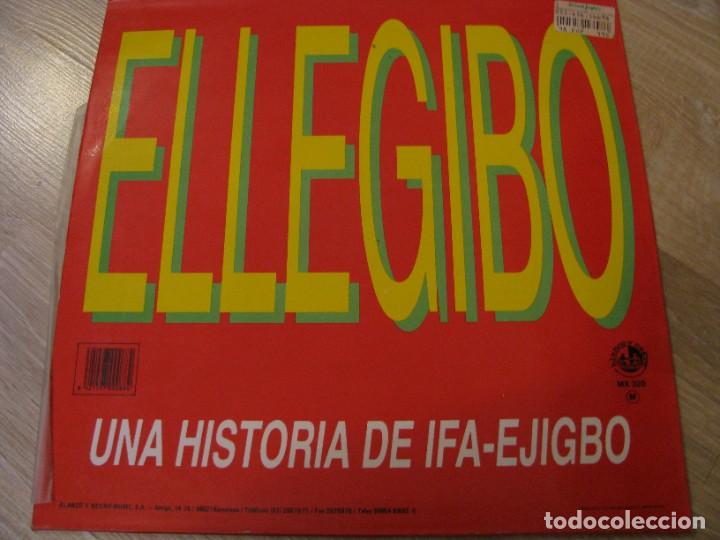 Discos de vinilo: DISCO DE VINILO. ELEGIBO. UNA HISTORIA DE IFA EJIGBO - Foto 2