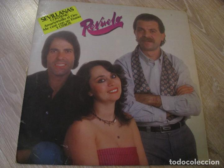 Discos de vinilo: DISCO DE VINILO. REVUELO. SEVILLANAS. - Foto 1