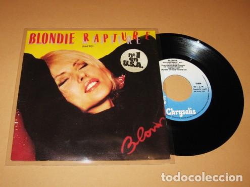 Discos de vinilo: BLONDIE - RAPTURE (RAPTO) - SINGLE - 1981
