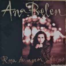 Discos de vinilo: LP - ANA BELEN - ROSA DE AMOR Y FUEGO 1989. Lote 360281290