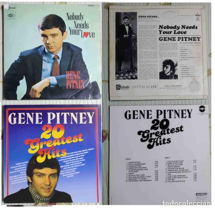Discos de vinilo: GENE PITNEY - 2 discos de vinilo LPs - Foto 1