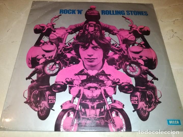 Discos de vinilo: THE ROLLING STONES-ROCK &acute;N&acute; ROLLING STONES-PRIMERA EDICION ESPA&Ntilde;OLA 1973