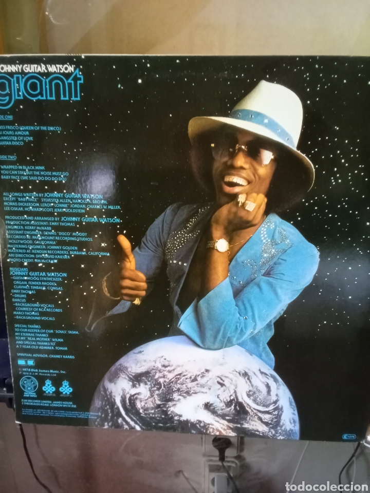 Discos de vinilo: JOHNNY GUITAR WATSON 1978 &rdquo; GIANT &rdquo; Original UK - Foto 2