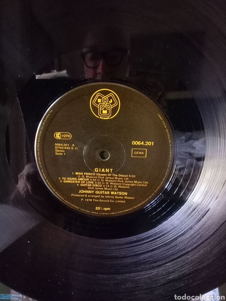 Discos de vinilo: JOHNNY GUITAR WATSON 1978 &rdquo; GIANT &rdquo; Original UK - Foto 3