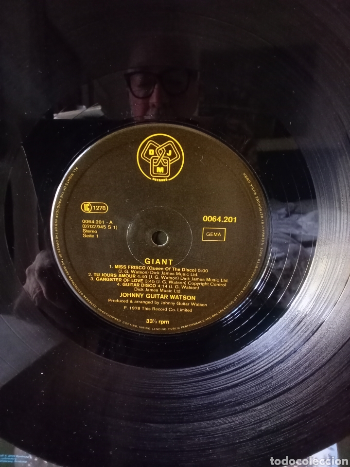 Discos de vinilo: JOHNNY GUITAR WATSON 1978 &rdquo; GIANT &rdquo; Original UK - Foto 5
