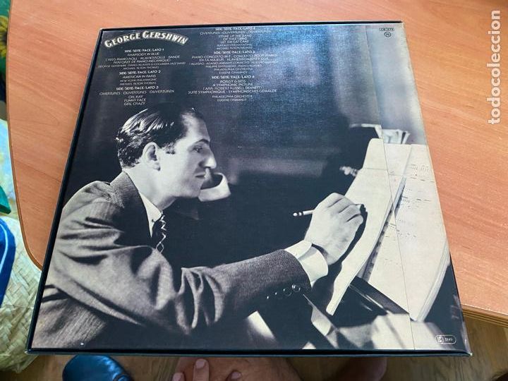 Discos de vinilo: GEORGE GERSHWIN CAJA BOX 3 LP Y LIBRETO (B-59) - Foto 4