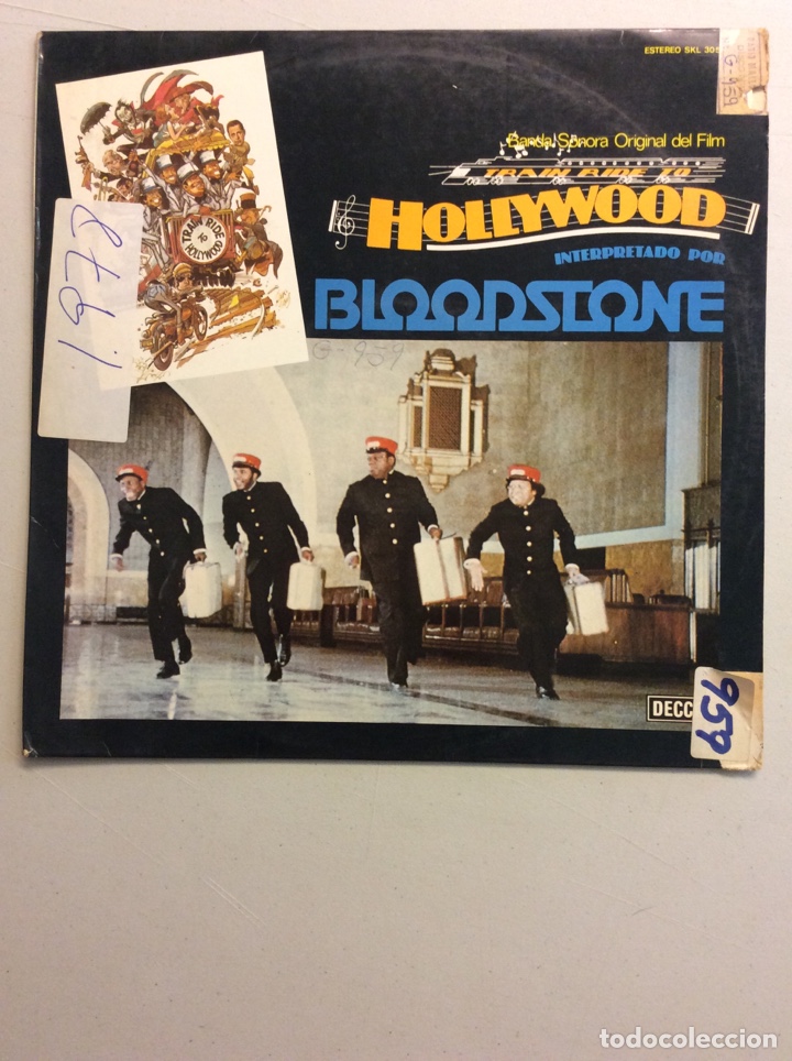 Discos de vinilo: BSO Train ride to Hollywood. Bloodstone. - Foto 1