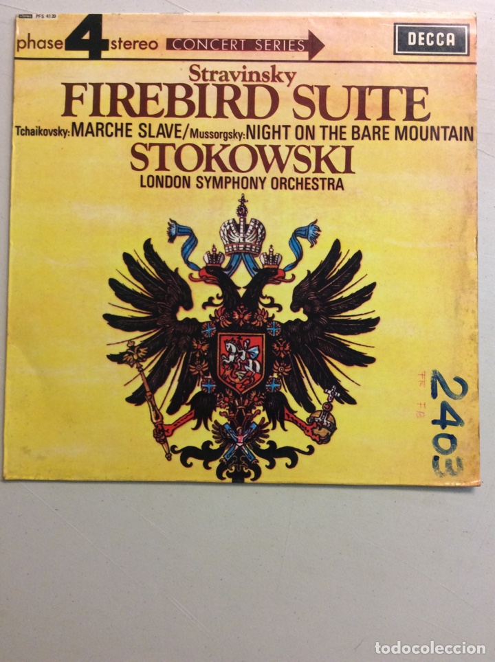 Discos de vinilo: Stravinsky. Firebird suite. Stokowski. - Foto 1