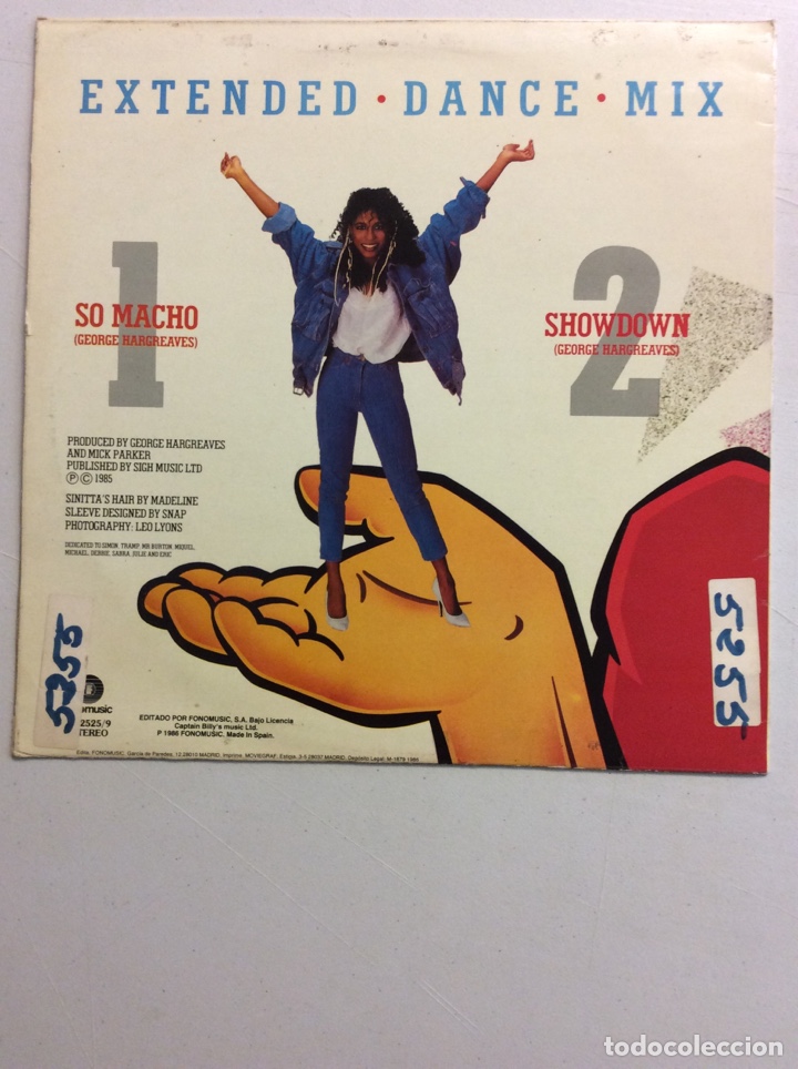 Discos de vinilo: So macho!. Sinitta. Showdown. - Foto 2