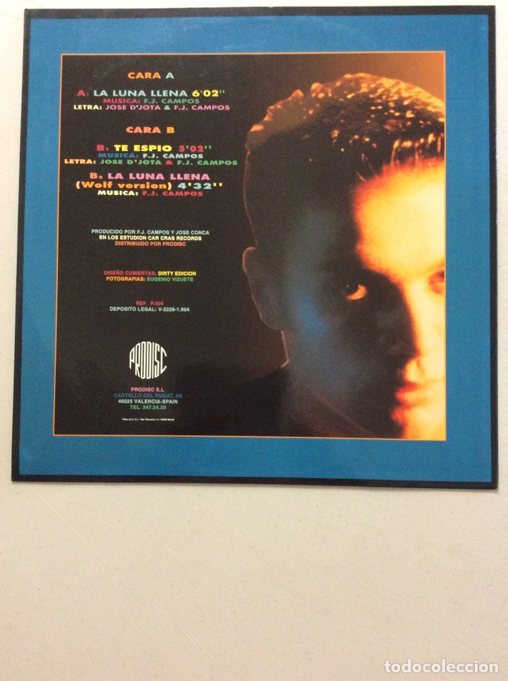 Discos de vinilo: Jose D&rsquo;Jota. Luna llena. - Foto 2