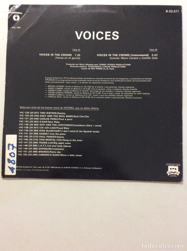Discos de vinilo: Voices in the crowd. - Foto 2