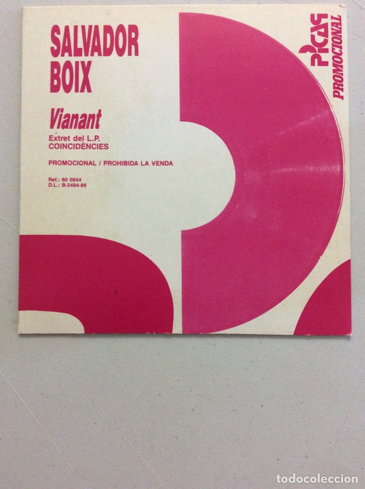 Discos de vinilo: Salvador Boix. Vianant. - Foto 2