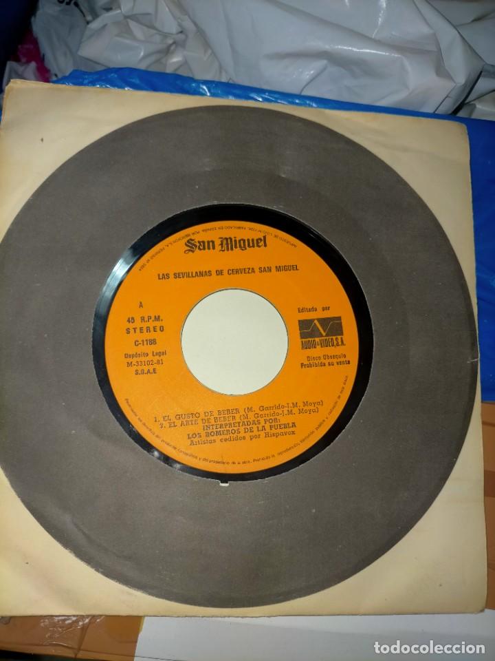 Discos de vinilo: LOS ROMEROS DE LA PUEBLA-SEVILLANAS DE SAN MIGUEL-PROMOCIONAL SIN PORTADA