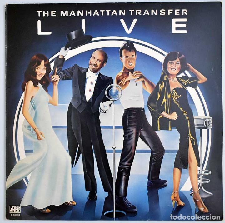 Discos de vinilo: The Manhattan Transfer - Live. LP (UK) - Foto 1