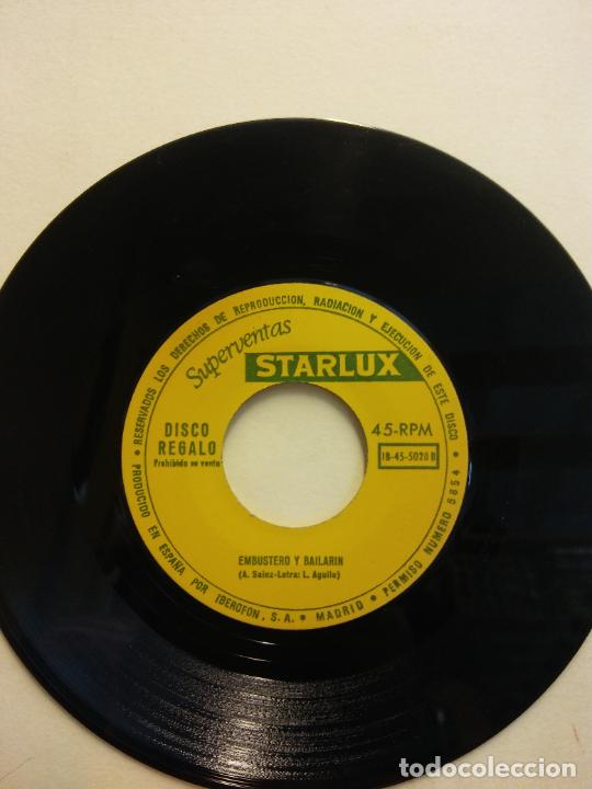 Discos de vinilo: SINGLE. SUPERVENTAS STARLUX. EMBUSTERO Y BAILARIN - Foto 1
