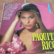 Discos de vinilo: PAQUITA RICO - PAQUITA RICO. LP, EDICIÓN 12” ESPAÑOLA DE 1969. MAGNÍFICO ESTADO. Lote 360586825