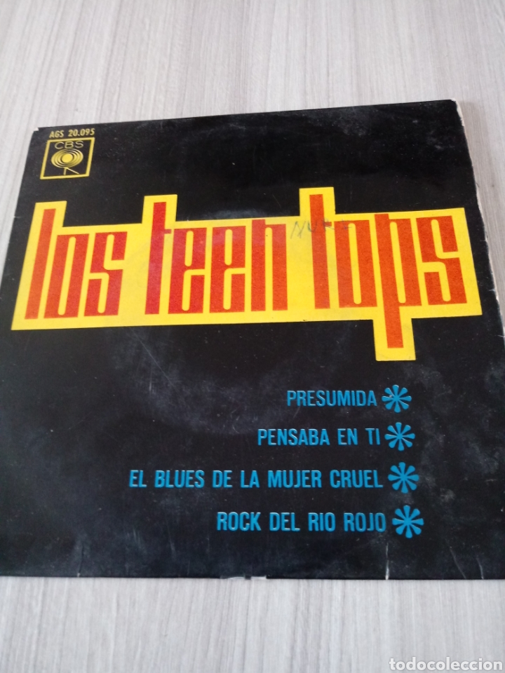 Discos de vinilo: Single de Los teeh tops. CBS de 1963. - Foto 1