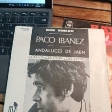 Discos de vinilo: PACO IBAÑEZ SONOPLAY 1968 ANDALUCES DE JAÉN. Lote 360605870