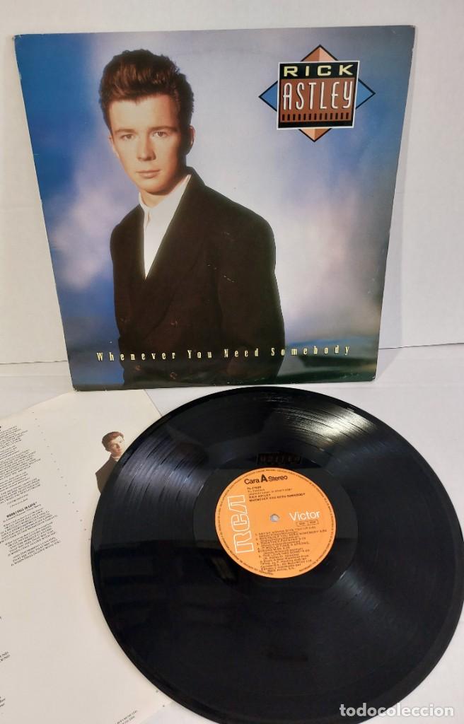 Discos de vinilo: rick astley - whenever you need somebody - Foto 2
