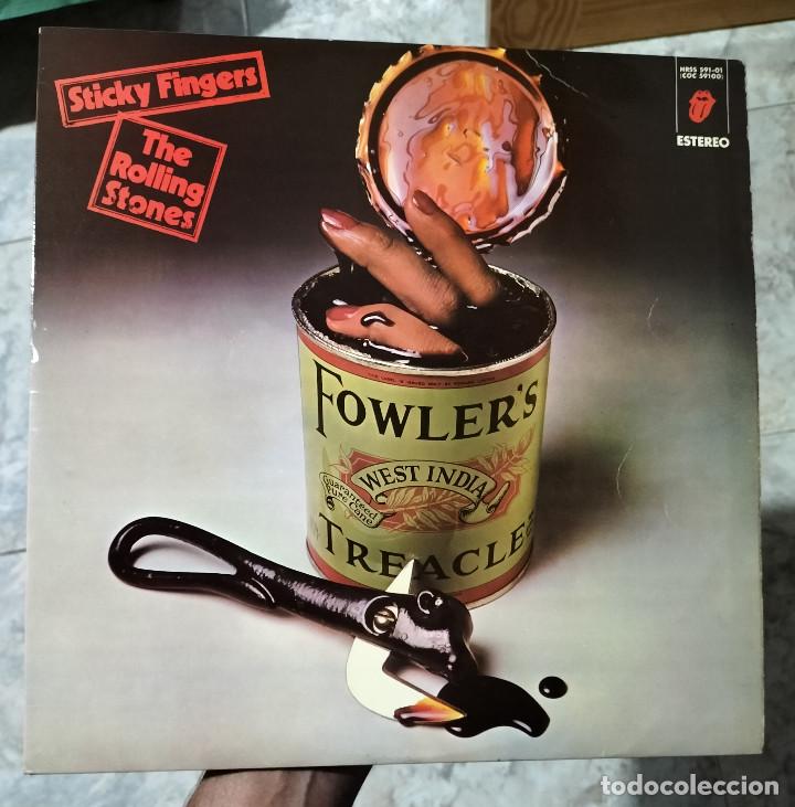 Discos de vinilo: THE ROLLING STONES STICKY FINGERS - Foto 1