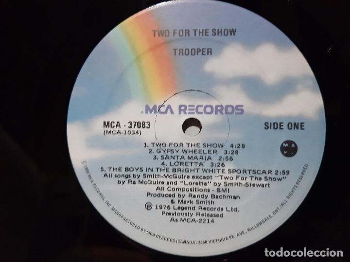 Discos de vinilo: TROOPER -TWO FOR THE SHOW- (1980) LP DISCO VINILO - Foto 2