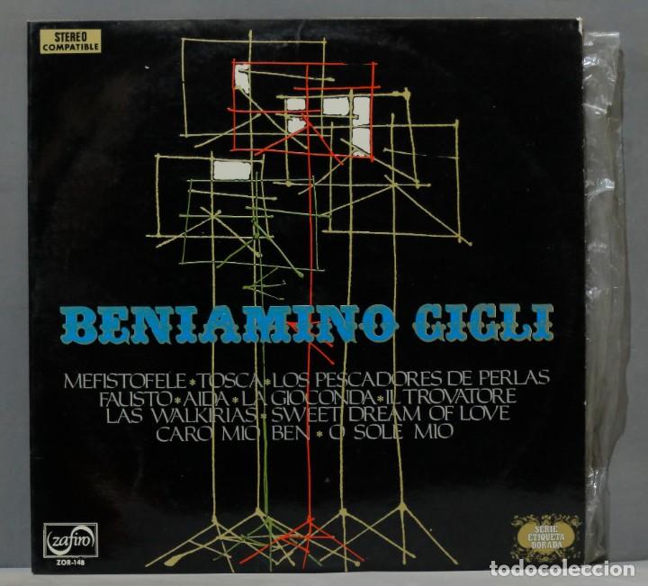 Discos de vinilo: LP. BENIAMINO GIGLI - Foto 1