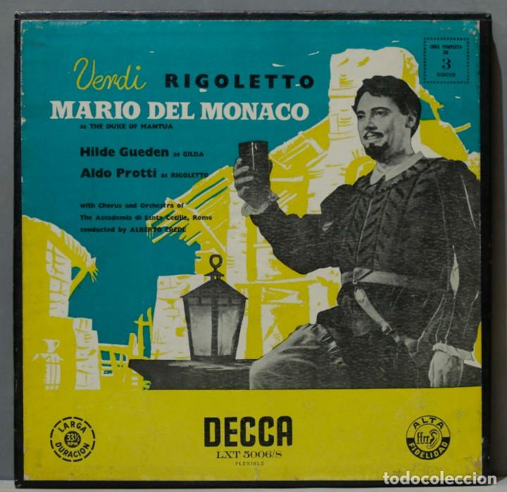 Discos de vinilo: CAJA LP. Erede &ndash; Rigoletto. VERDI - Foto 1
