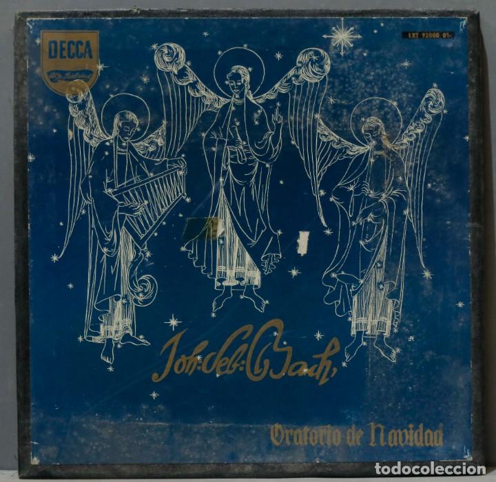 Discos de vinilo: CAJA LP. ORATORIO DE NAVIDAD. BACH - Foto 1