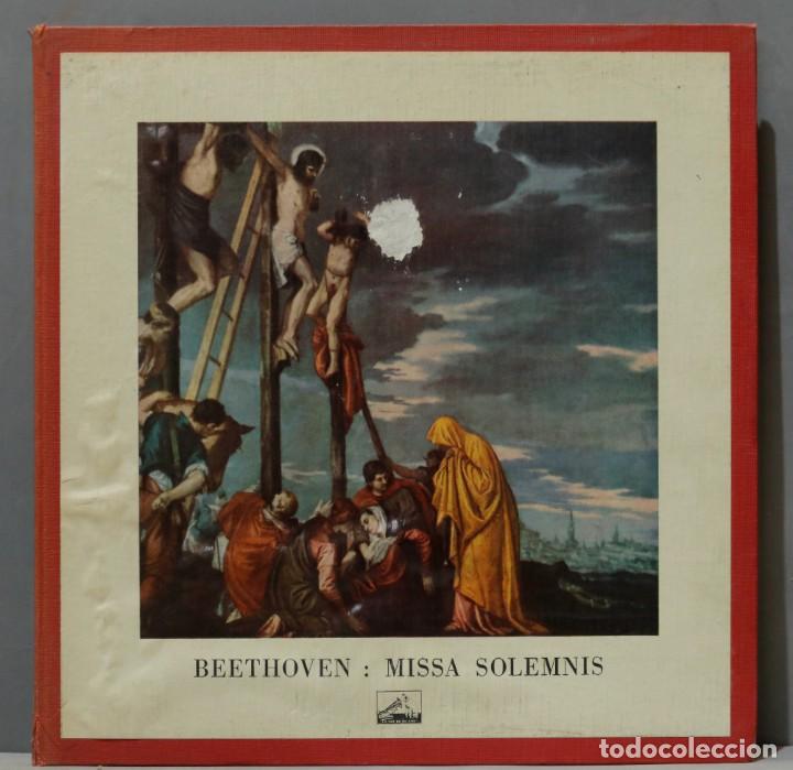 Discos de vinilo: CAJA LP. BEETHOVEN. MISSA SOLEMNIS - Foto 1