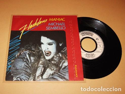 Discos de vinilo: MICHAEL SEMBELLO - MANIAC - FLASHDANCE B.S.O. - SINGLE - 1983