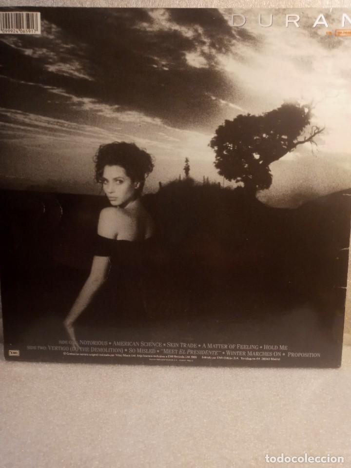 Discos de vinilo: DURAN DURAN - NOTORIUS. - Foto 3