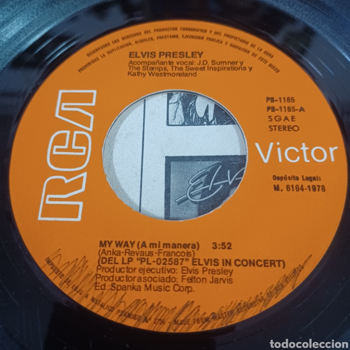 Discos de vinilo: ELVIS - MY WAY 1978 SPAIN - Foto 3