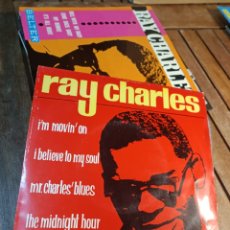 Discos de vinilo: RAY CHARLES EP BELTER I’M MOVIN’ ON I BELIEVE TO MY SOUL MR. CHARLES BLUES THEW MIDNIGHT HOUR. 1963. Lote 360969610