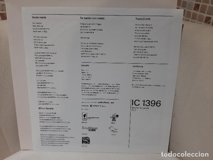 Discos de vinilo: DESIDIA / LA CIENCIA -IC 1396- (2017) LP DISCO VINILO - Foto 4