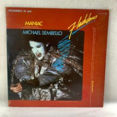 Discos de vinil: MAXI SINGLE MICHAEL SEMBELLO - MANIAC - ESPAÑA - AÑO 1983. Lote 360989775