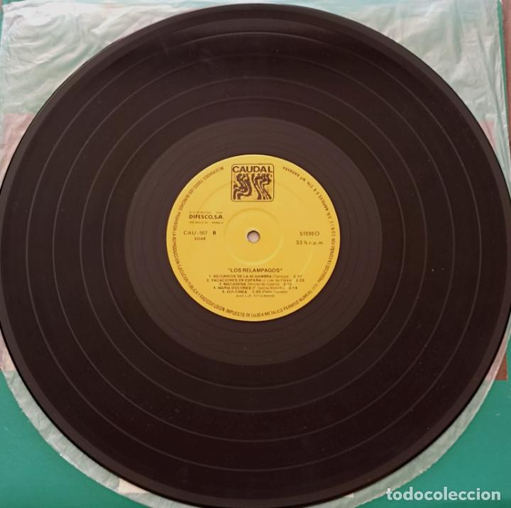 Discos de vinilo: LP LOS REL&Aacute;MPAGOS - EL RELOJ DEL ABUELITO - CAUDAL 1977 - Foto 4
