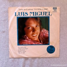 Discos de vinilo: LUIS MIGUEL ‎– TEMAS DE LA PELÍCULA ”YA NUNCA MÁS”