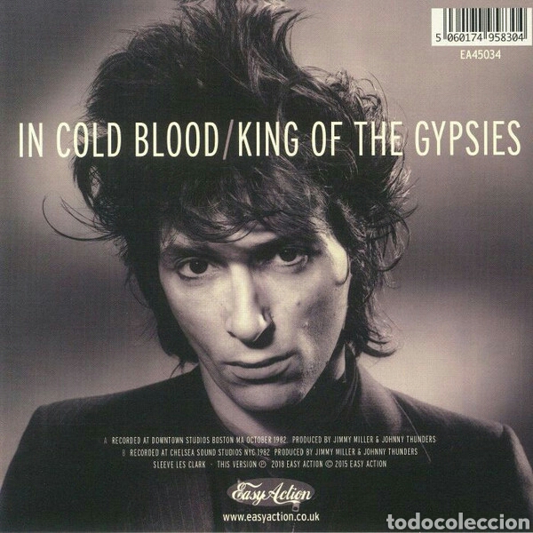 Discos de vinilo: Johnny Thunders&nbsp;&ndash;&nbsp;In Cold Blood. SINGLE EDICI&Oacute;N LIMITADA VINILO ROSA. - Foto 2