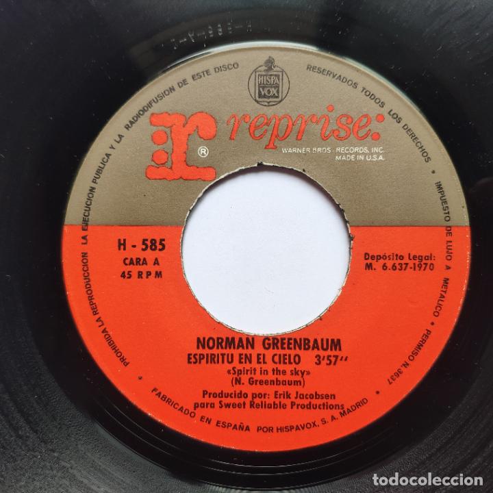 Discos de vinilo: NORMAN GREENBAUM - 45 SPAIN PS - MINT * ESPIRITU EN EL CIELO - Foto 3