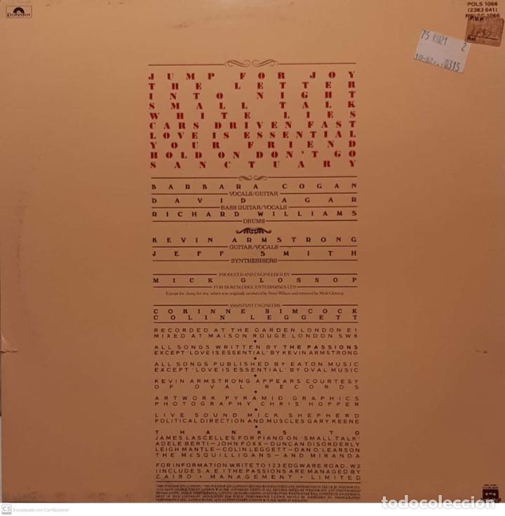 Discos de vinilo: The Passions &lrm;&ndash; Sanctuary - Foto 2