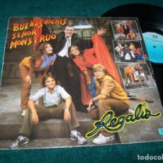 Disques de vinyle: REGALIZ - BUENAS NOCHES SEÑOR MONSTRUO --LP DE BELTER DE 1982 - BANDA SONORA - MUY RARO Y DIFICIL. Lote 361035950