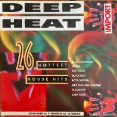Discos de vinilo: V / A : DEEP HEAT [TELSTAR - UK 1989] LPX2/COMP/GAT - RICHIE RICH, HARDHOUSE, FAST EDDIE, TODD TERRY. Lote 361043475