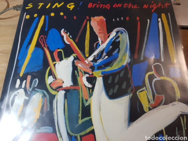 Discos de vinilo: STING BRING ON THE NIGHT DOBLE LP EN DIRECTO - Foto 1