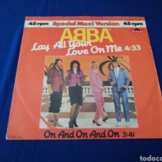 Discos de vinilo: ABBA- LAY ALL YOUR LOVE ON ME (GERMANY). Lote 361123025