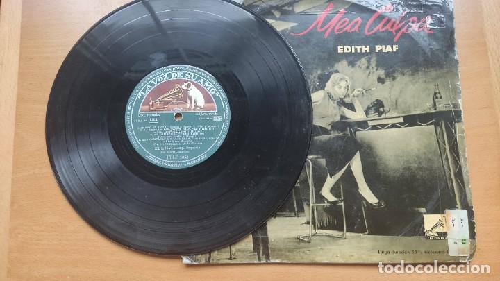 Discos de vinilo: EDITH PIAF -- MEA CULPA- DISCO DE VINILO - Foto 1