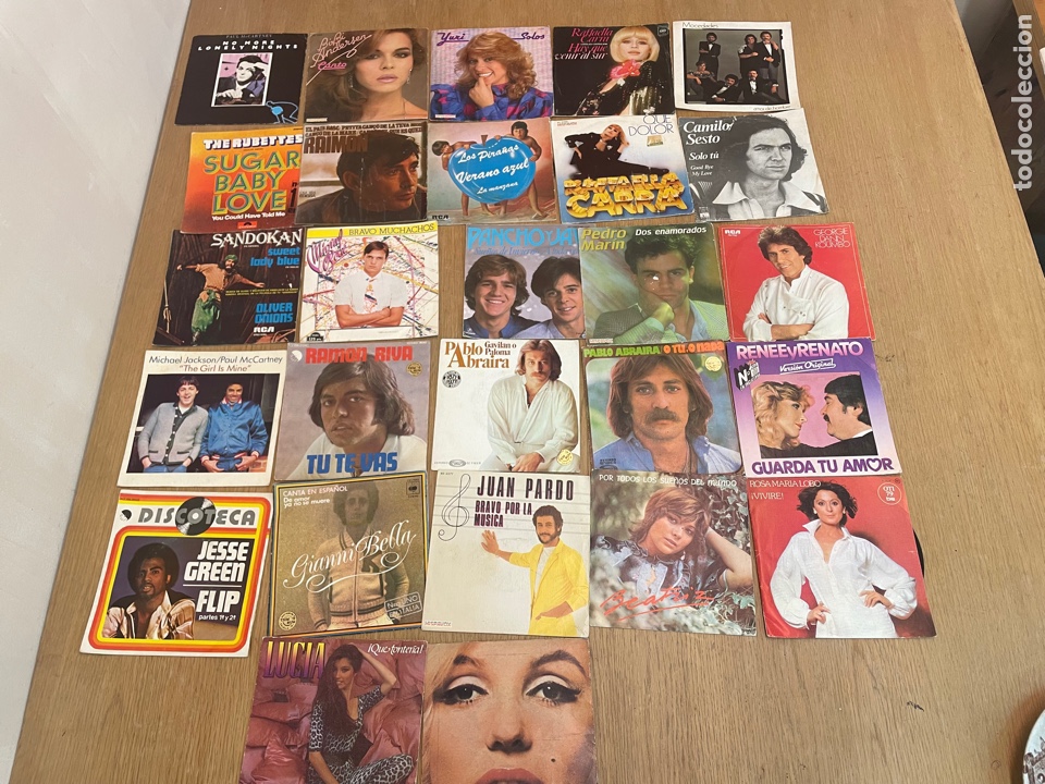 Discos de vinilo: Lote de 27 singles de los a&ntilde;os 80 - Foto 1