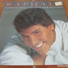 Discos de vinilo: RAPHAEL - MARAVILLOSO CORAZÓN, MARAVILLOSO. LP, ED ESPAÑOLA 12” 1989. 2 INSERT. MAGNÍFICO ESTADO. Lote 361156755