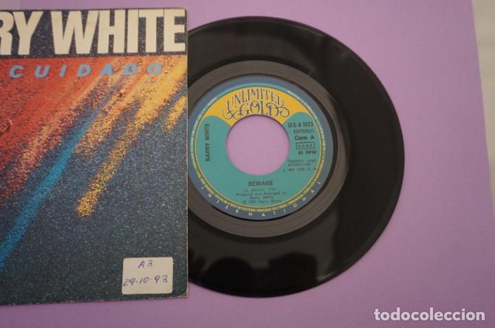 Discos de vinilo: VINILO 7 SINGLE - BARRY WHITE / TEN CUIDADO - Foto 2